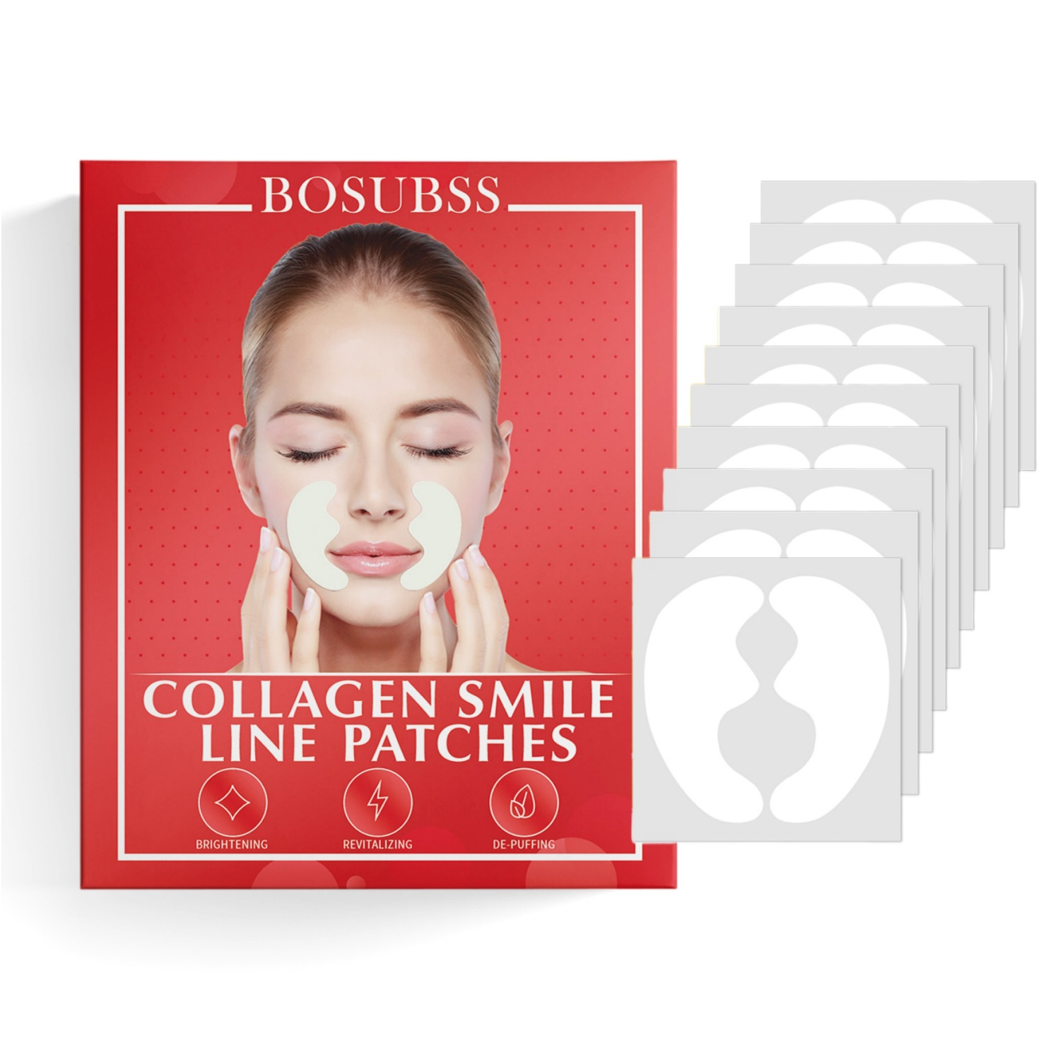 Crossfit Lifting - Hydrogel face patches reduce frown &