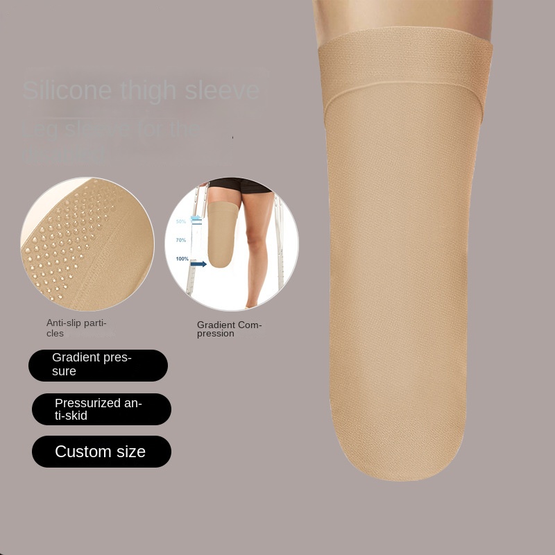 Knee Sleeve Pair - 3mm thick Calf Prosthetic Gel Sleeve