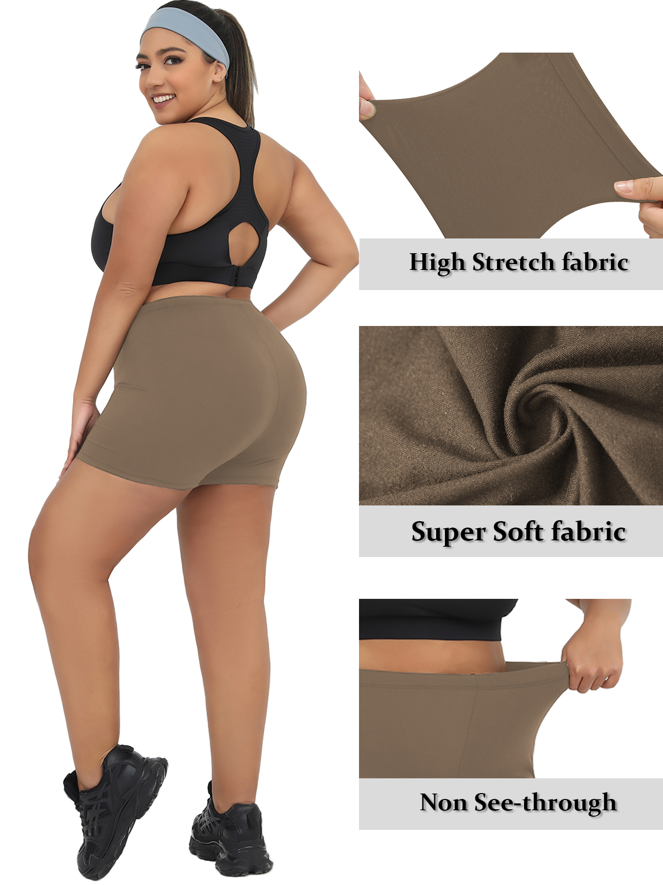Plus Size Women's High Elastic - مراجعة Crossfit Yoga وسعره
