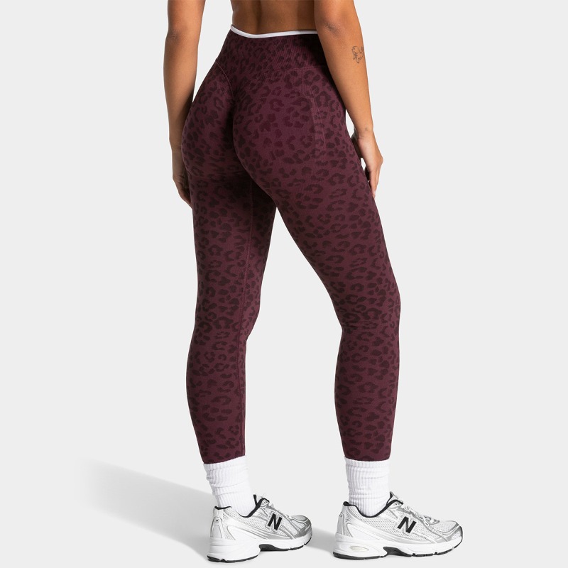 High-waist Leopard Print Slim  - مراجعة Crossfit Yoga وسعره