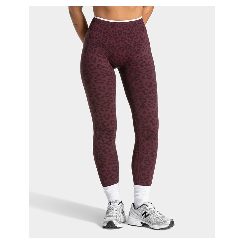 High-waist Leopard Print Slim  - مراجعة Crossfit Yoga وسعره