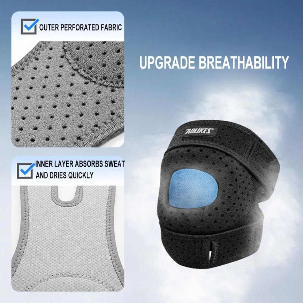 New 1PCS Patella Knee Brace Co - مراجعة Knee Sleeve Pair وسعره