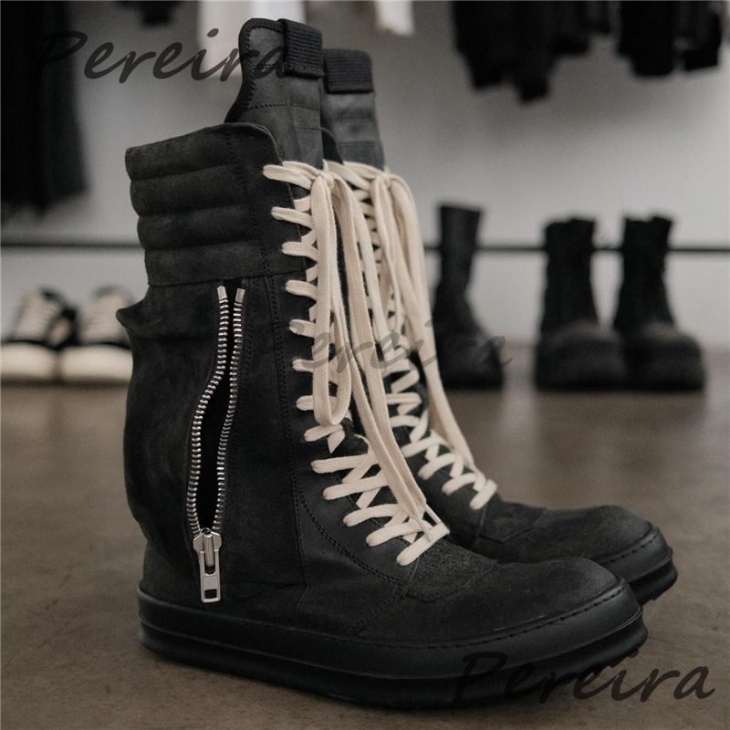 Black Suede Flat High Top Snea - مراجعة Crossfit Male وسعره