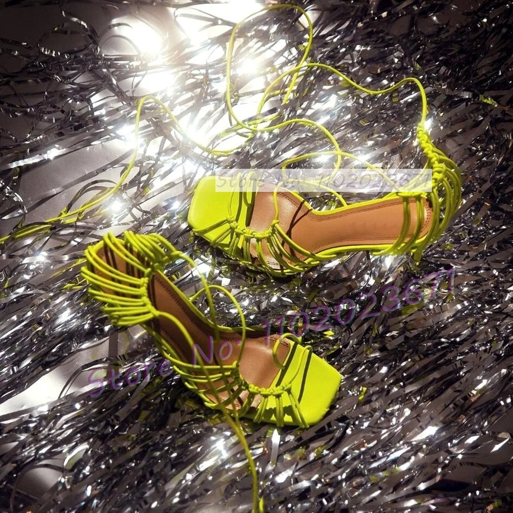 Chic Corded Lace-up Caged Sand - مراجعة Crossfit Ladies وسعره