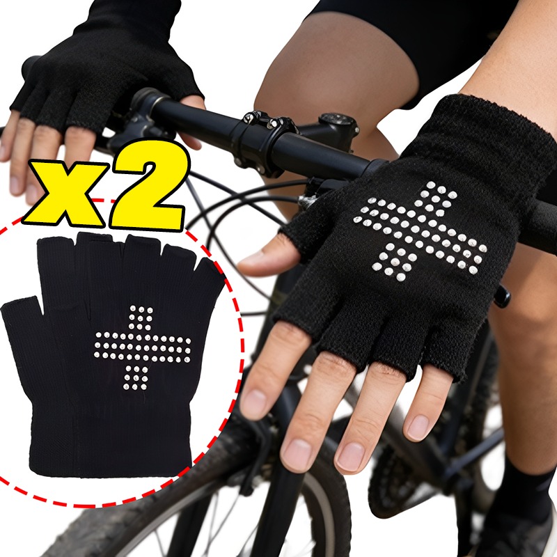 Half Finger Gloves Stretchy Li - مراجعة Crossfit Gear Men وسعره