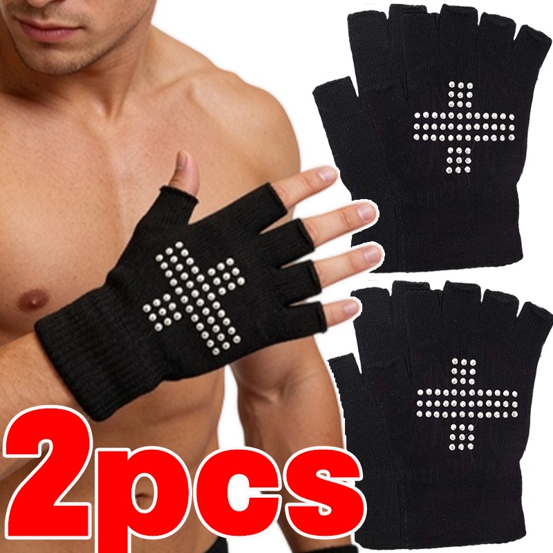 Half Finger Gloves Stretchy Li - مراجعة Crossfit Gear Men وسعره
