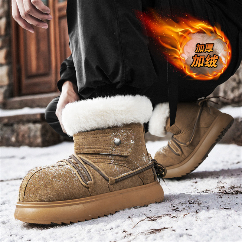 2025 New Winter Men Snow Boots - مراجعة Crossfit Male وسعره