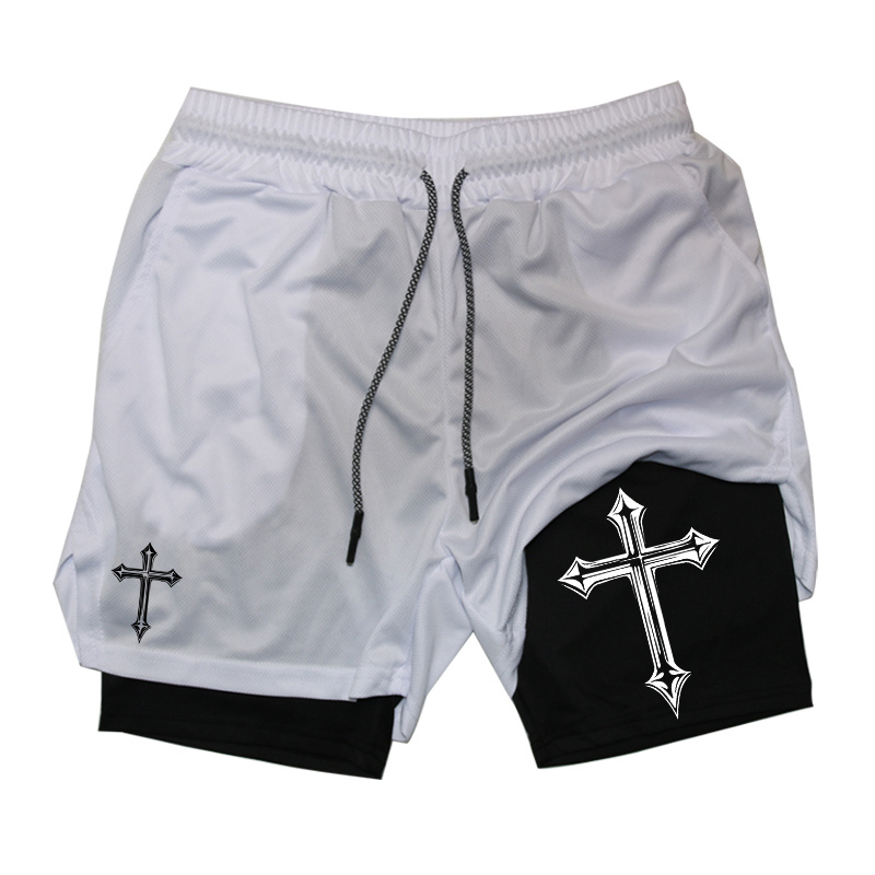 Cross Print 2-in-1 Workout Run - مراجعة Crossfit Gear Men وسعره
