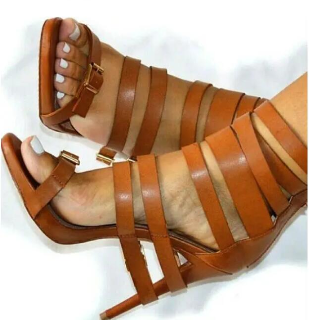 Summer Women Brown Leather Buc - مراجعة Crossfit Outfit وسعره