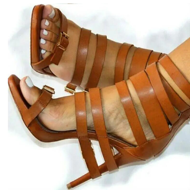 Summer Women Brown Leather Buc - مراجعة Crossfit Outfit وسعره