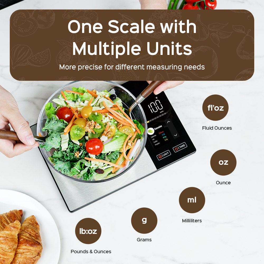 Smart Kitchen Scale Connects t - مراجعة Crossfit Training وسعره
