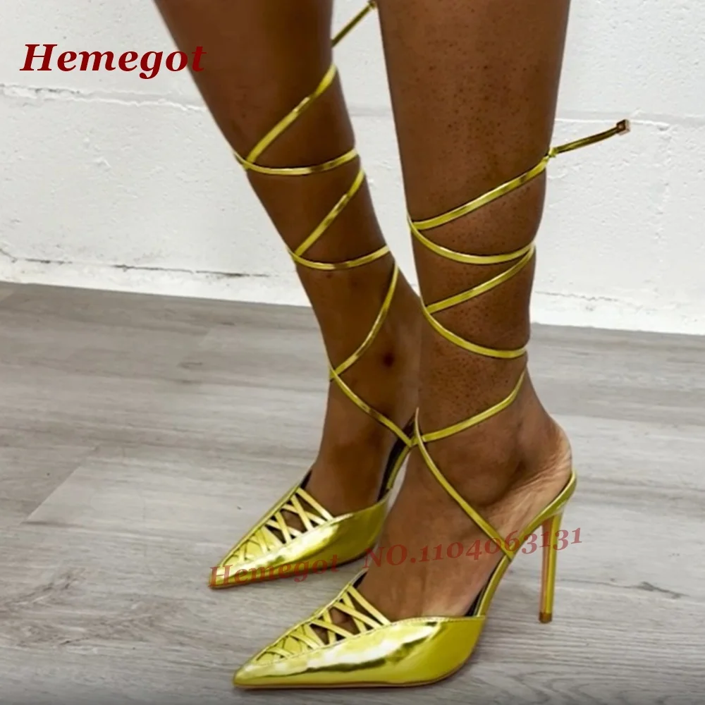 Patent Leather Cut Out Sandals - مراجعة Crossfit Outfit وسعره