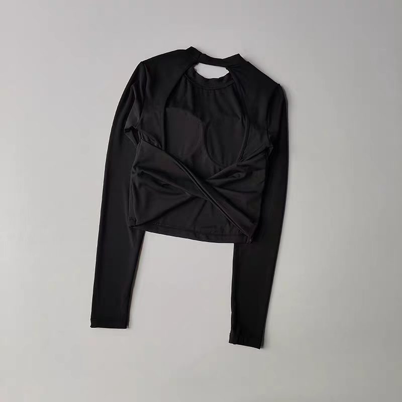 Women Long Sleeve Knotted Yoga - مراجعة Crossfit Yoga وسعره