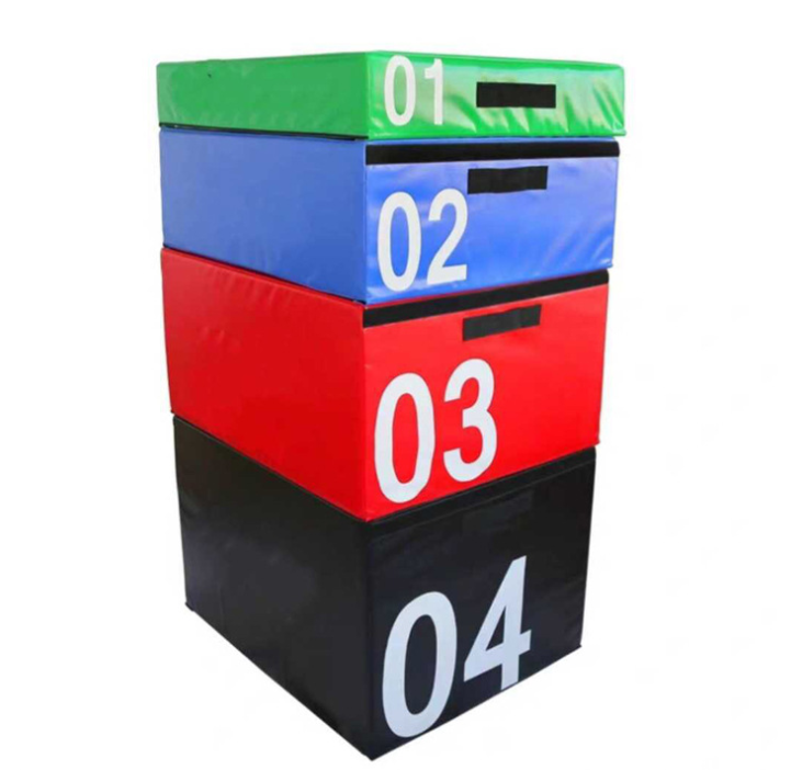 Gym Used PU Leather Jump Box S - مراجعة Box Jump Plyo وسعره