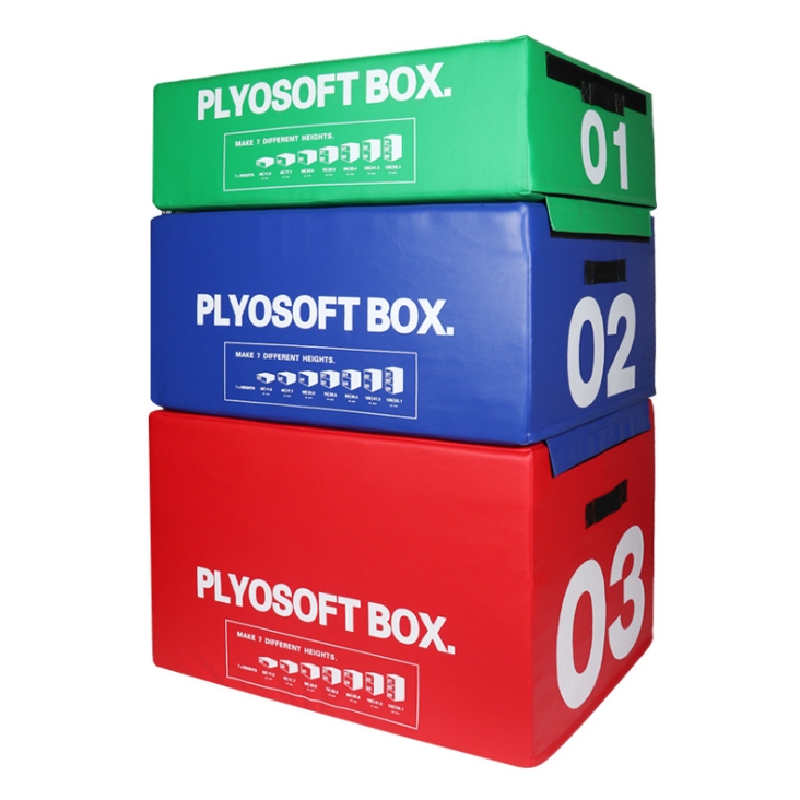 Gym Used PU Leather Jump Box S - مراجعة Box Jump Plyo وسعره