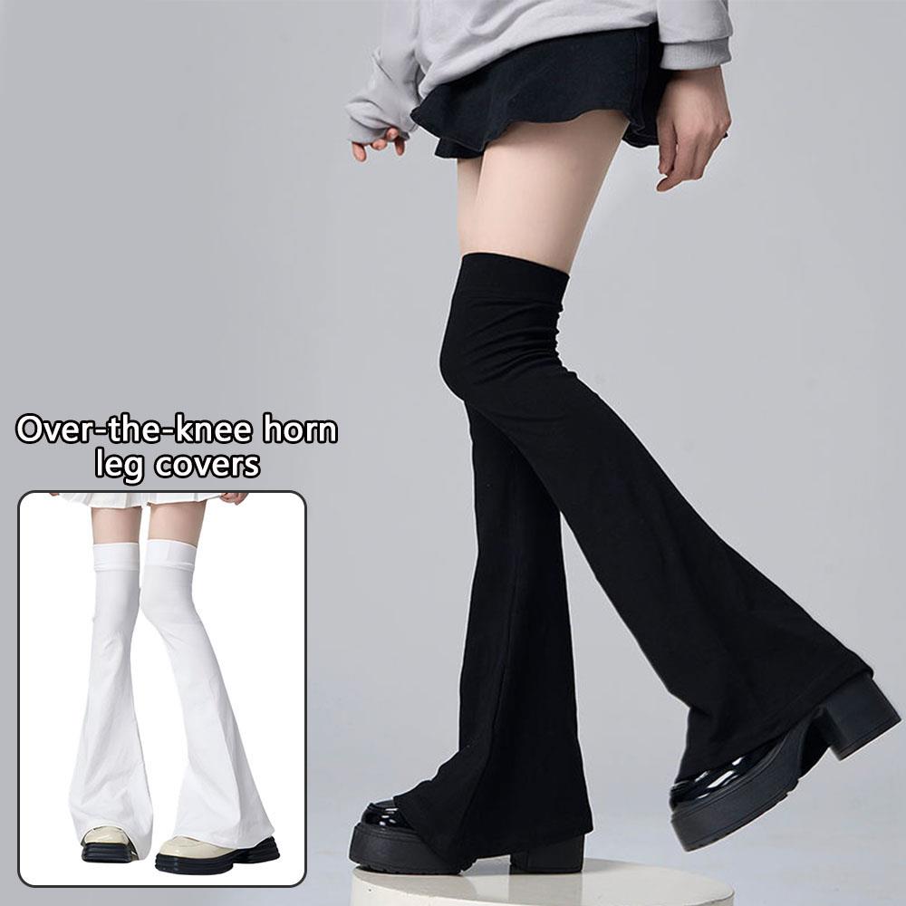 Y2K Leg Stockings Black White  - مراجعة Knee Sleeve Pair وسعره