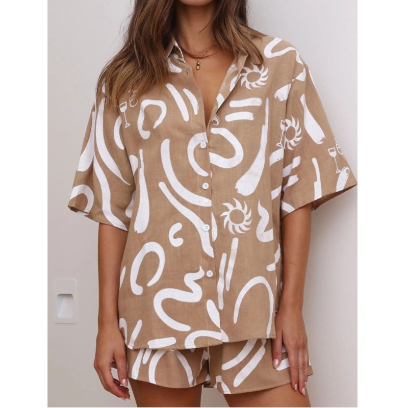 Women Fashion Printed 2-Piece  - مراجعة Knee Sleeve Pair وسعره