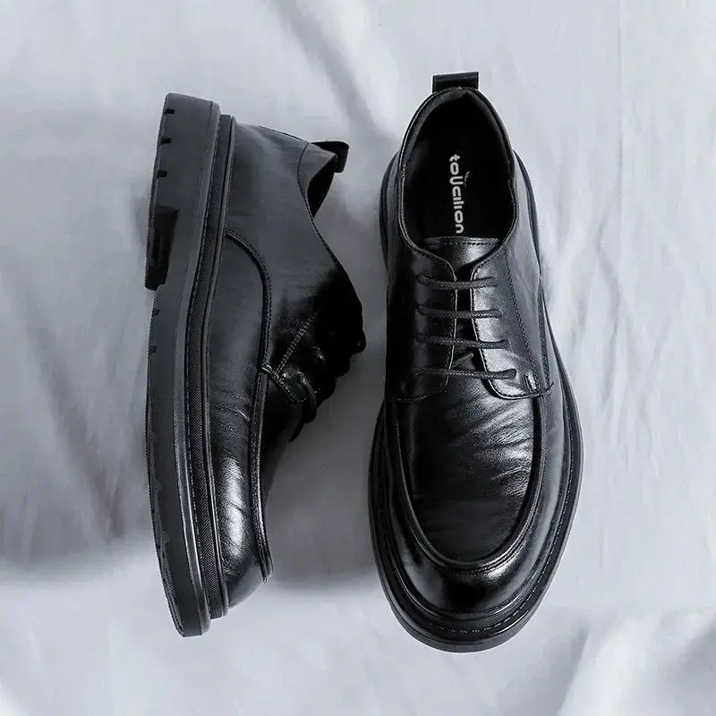 Lace Up Round Toe Men's Leathe - مراجعة Crossfit Male وسعره