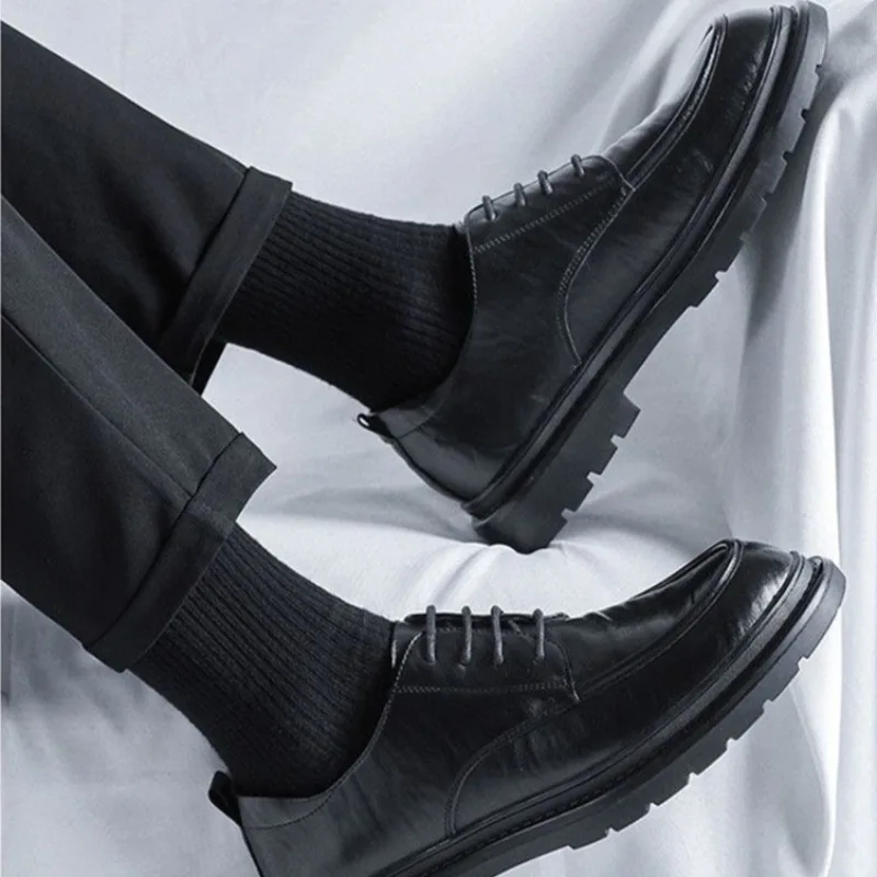 Lace Up Round Toe Men's Leathe - مراجعة Crossfit Male وسعره