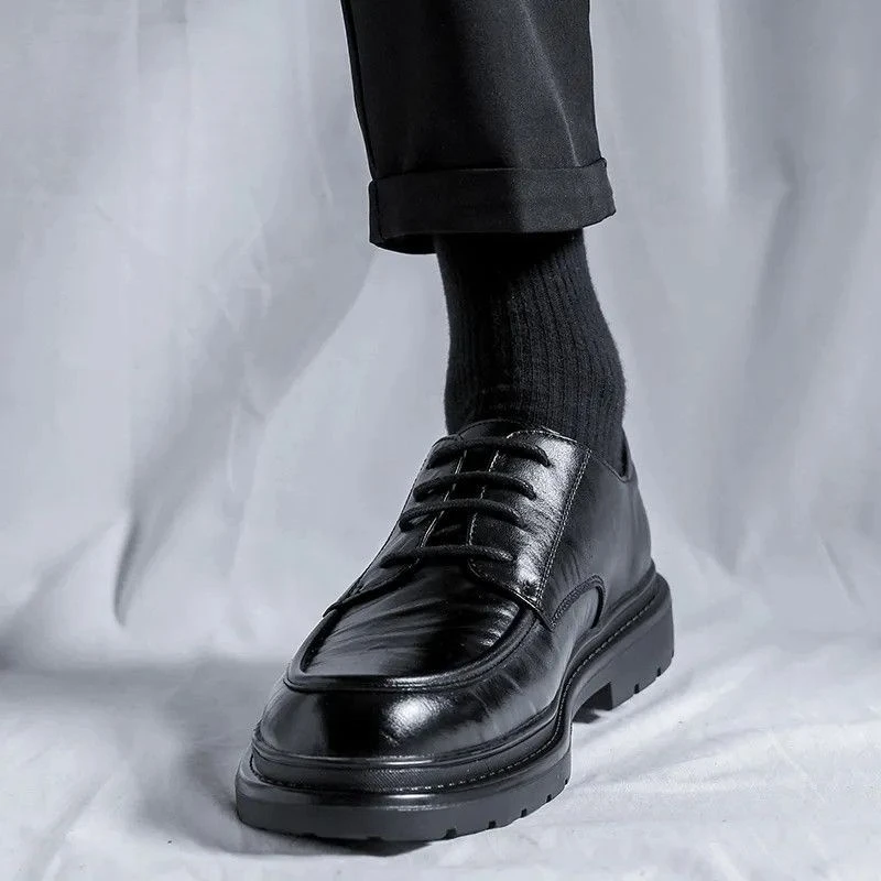 Lace Up Round Toe Men's Leathe - مراجعة Crossfit Male وسعره