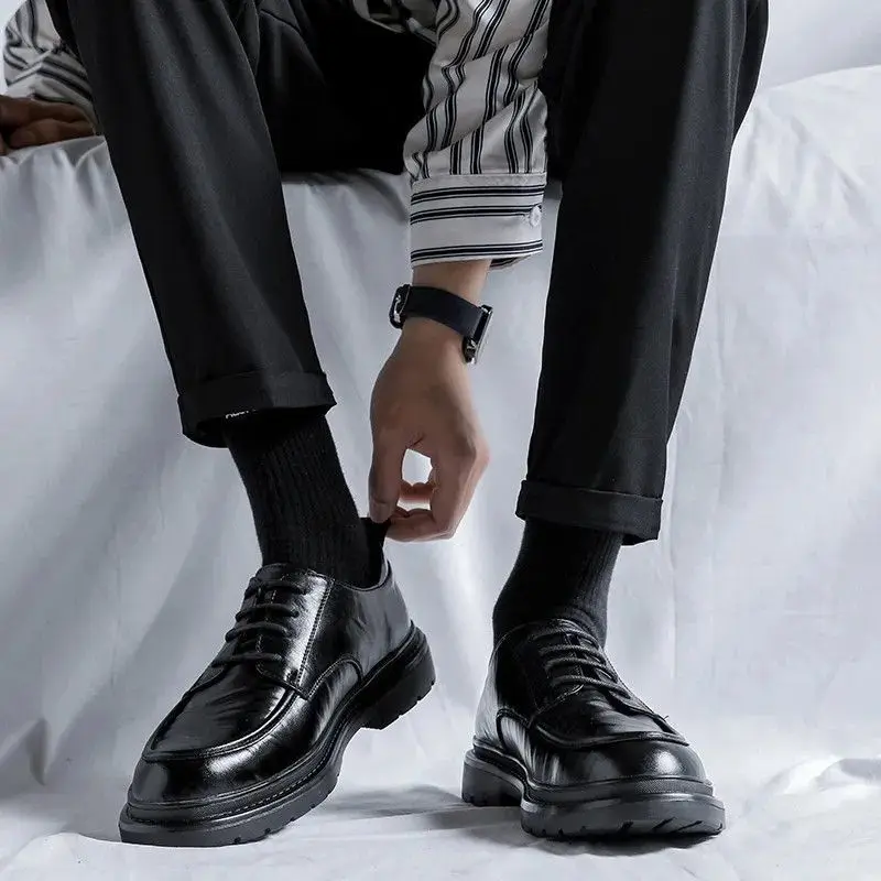 Lace Up Round Toe Men's Leathe - مراجعة Crossfit Male وسعره