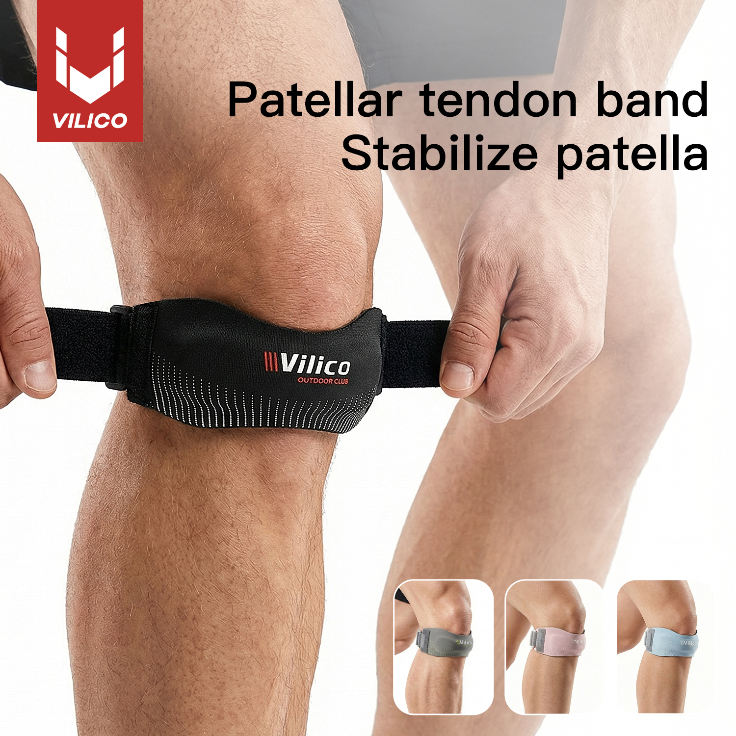 1pc VILICO Patellar Strap, Kne - مراجعة Knee Sleeve Pair وسعره