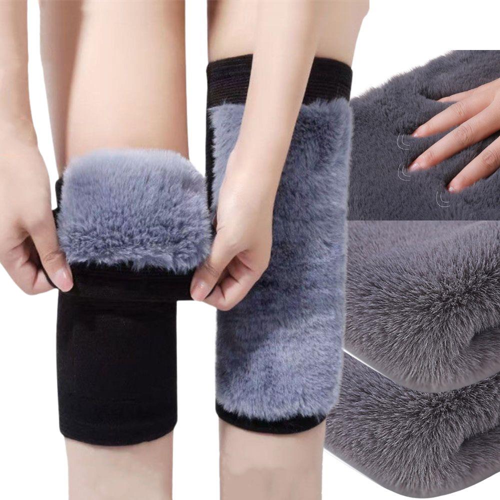 1 Pair Winter Warm Knee Pads R - مراجعة Knee Sleeve Pair وسعره