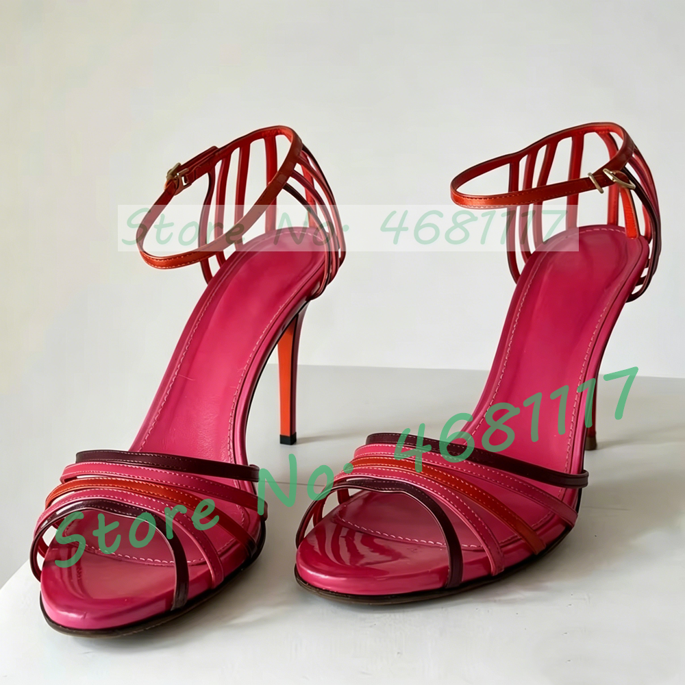 Black Caged Open Toe High Heel - مراجعة Crossfit Ladies وسعره