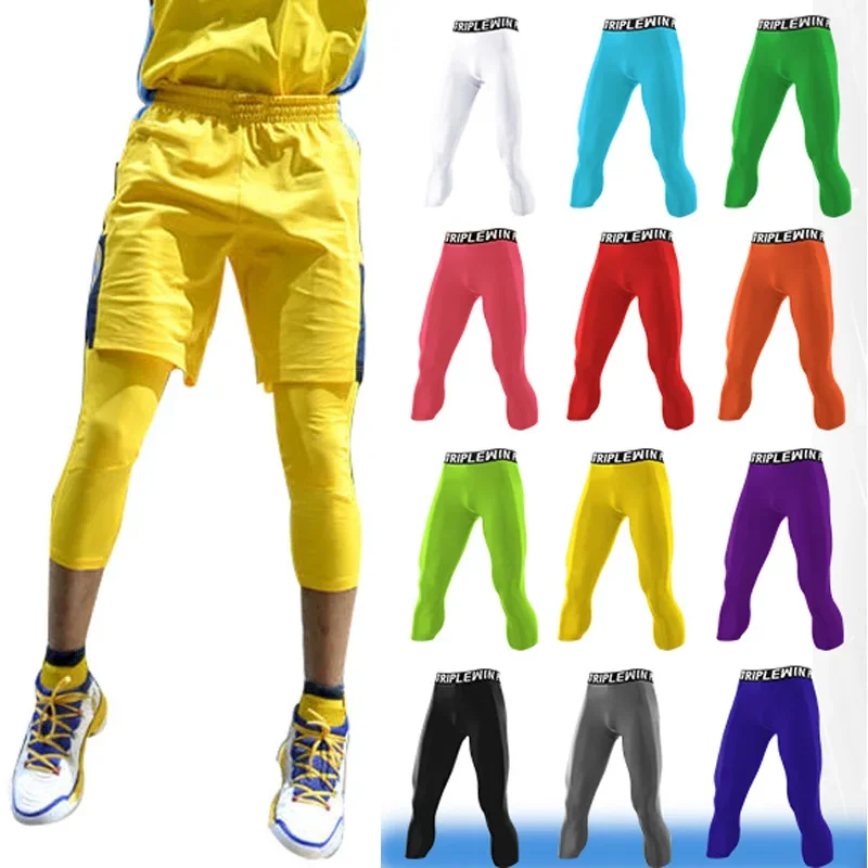 Men GYM Capri Running Tights P - مراجعة Crossfit Training وسعره