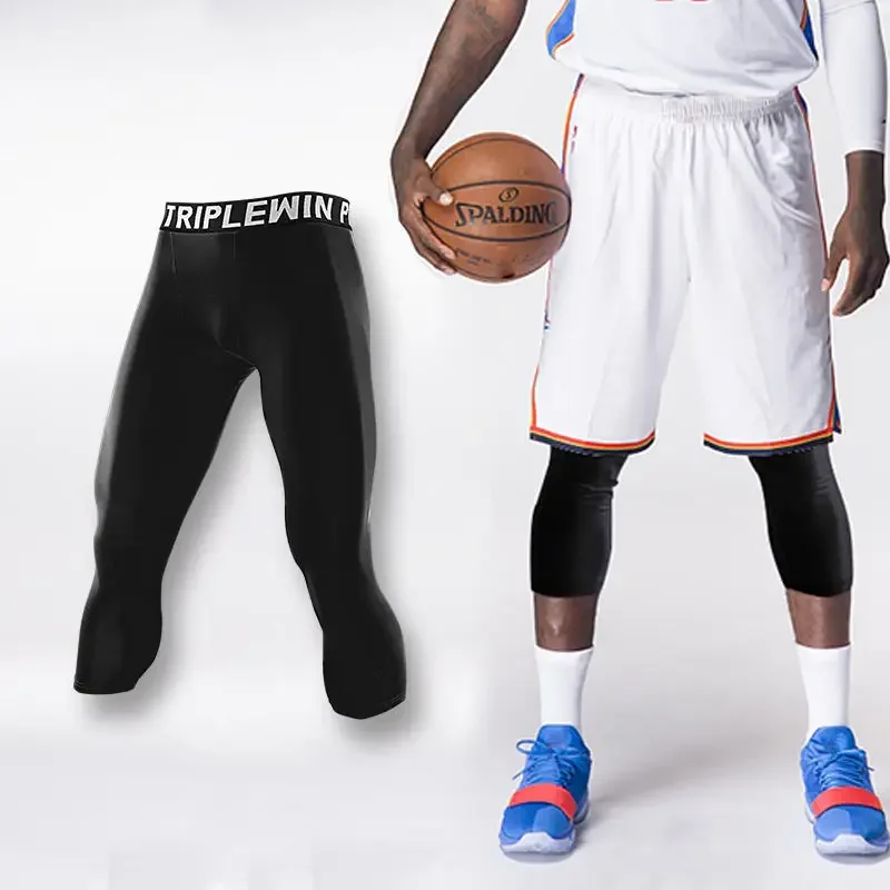 Men GYM Capri Running Tights P - مراجعة Crossfit Training وسعره