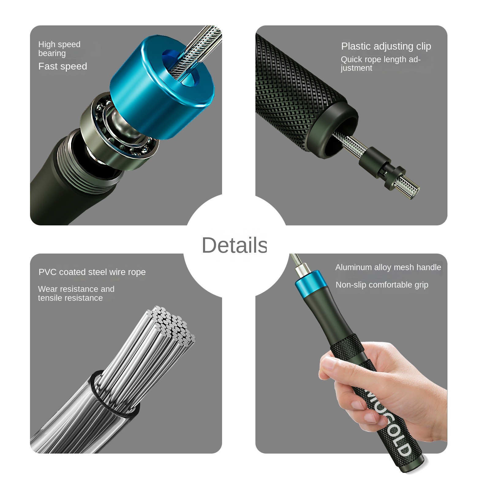MOGOLD Professional Speed Jump - مراجعة Jump Rope Speed Bearing وسعره