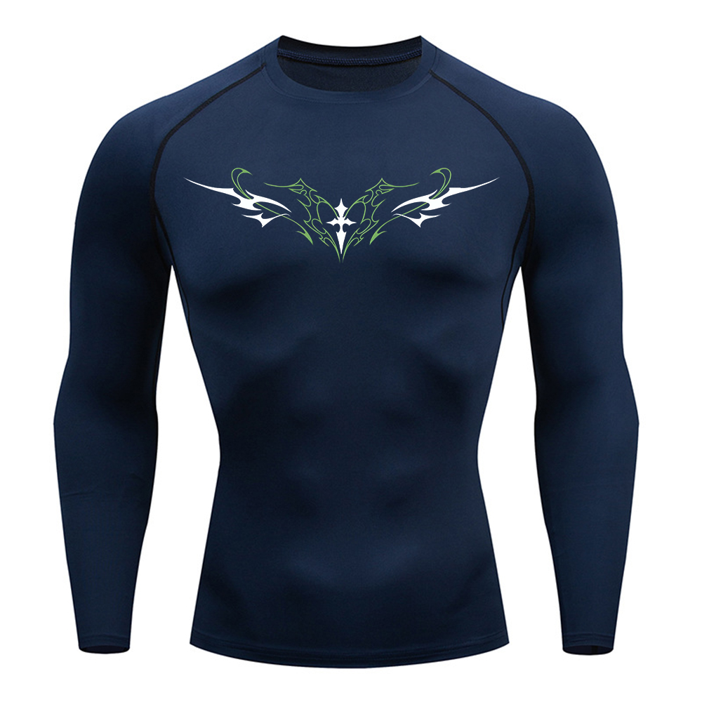 Men's Gothic Cross Wings Print - مراجعة Crossfit Training وسعره