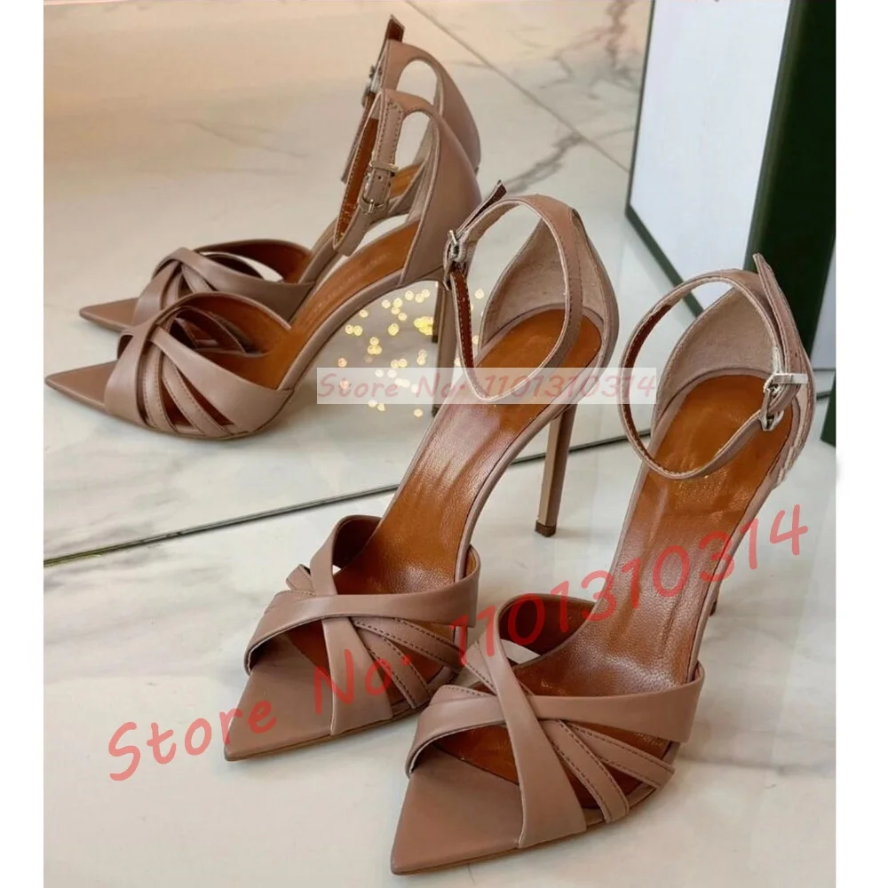 Nude Cross Strap High Heels Sa - مراجعة Crossfit Ladies وسعره