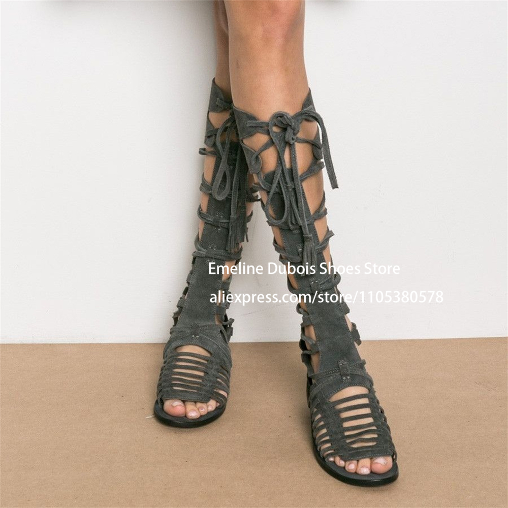 Suede Gladiator Flat Sandals K - مراجعة Crossfit Outfit وسعره
