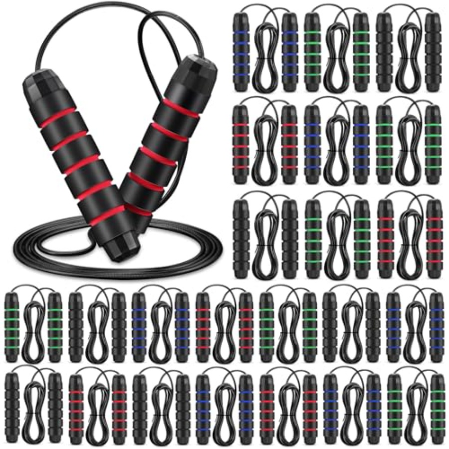 24 Pieces Jump Ropes for Fitne - مراجعة Jump Rope Speed Bearing وسعره