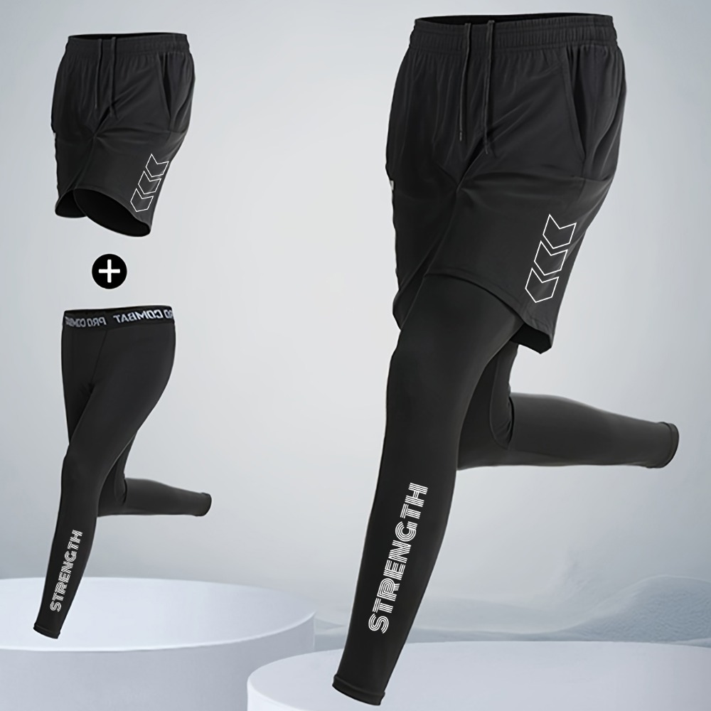 Men's 2 in1 Compression Sport  - مراجعة Best Crossfit Gear وسعره