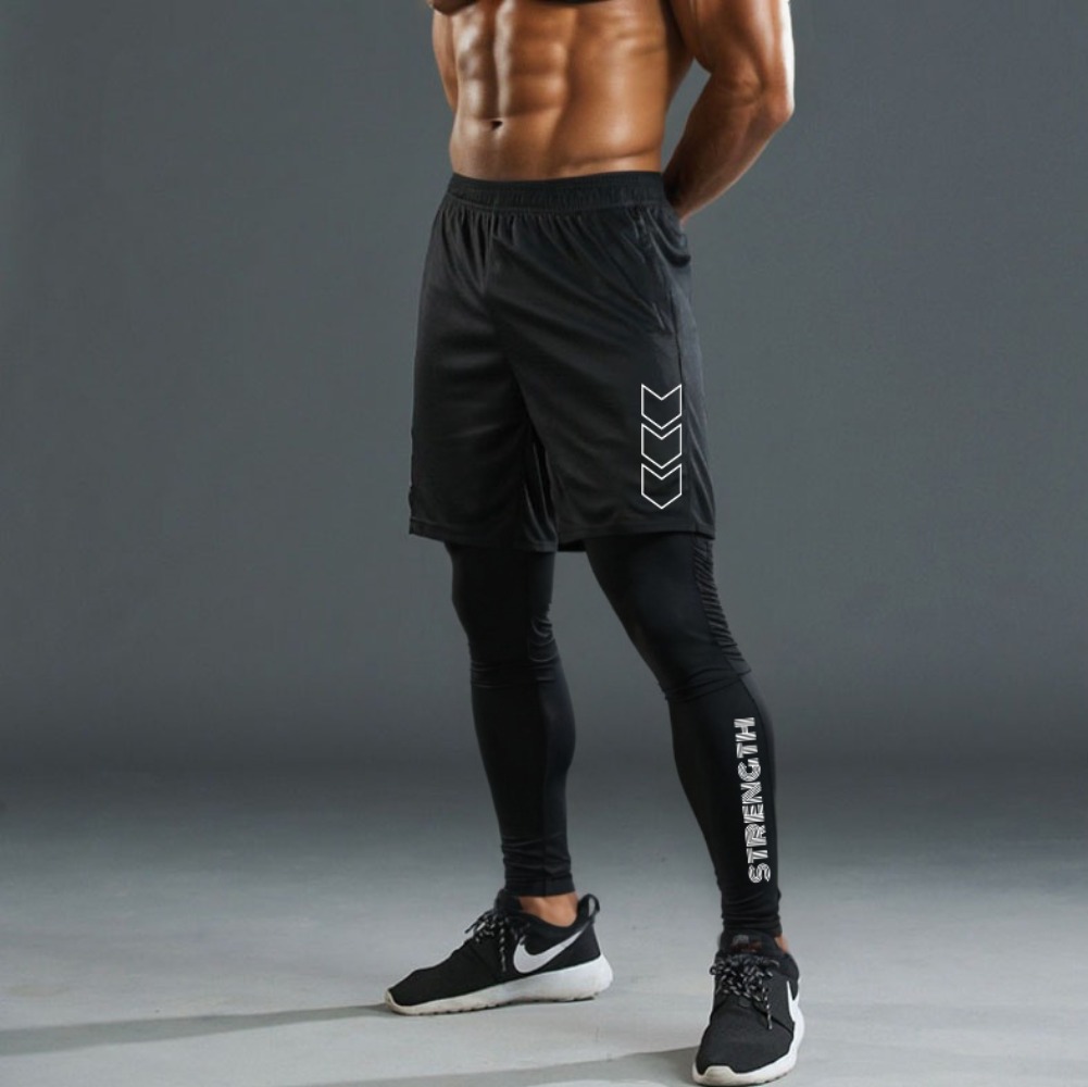 Men's 2 in1 Compression Sport  - مراجعة Best Crossfit Gear وسعره
