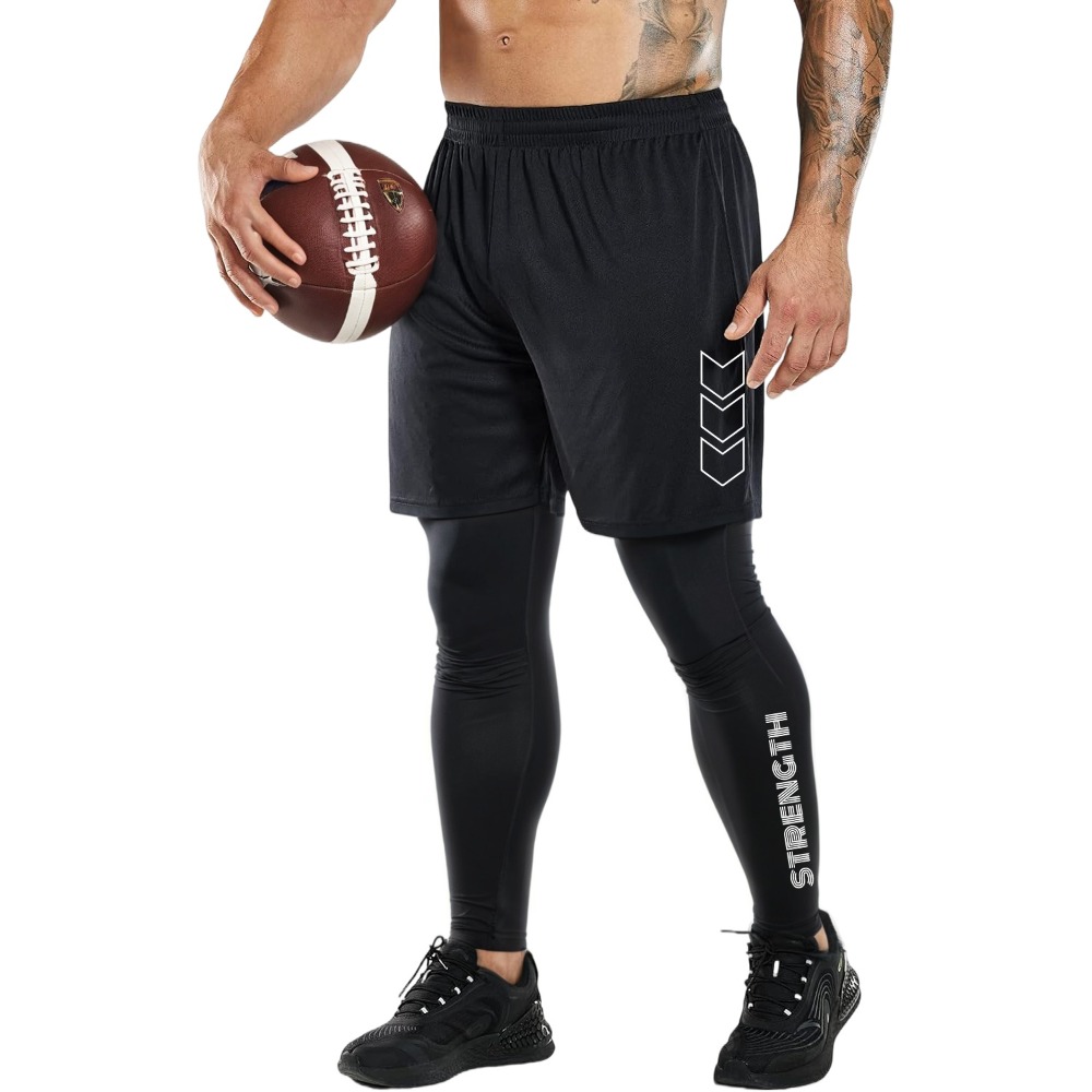 Men's 2 in1 Compression Sport  - مراجعة Best Crossfit Gear وسعره