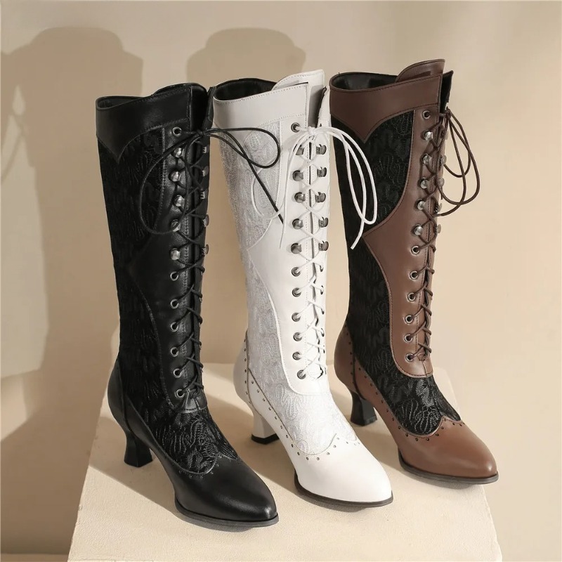 Women Victorian Pointed Toe Mi - مراجعة Crossfit Outfit وسعره
