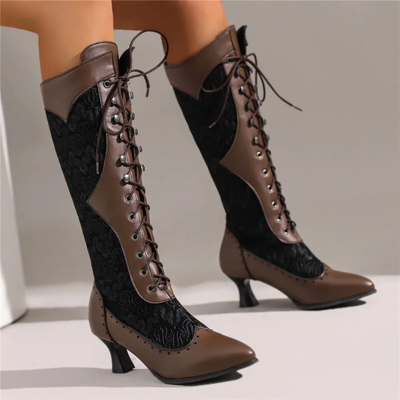Women Victorian Pointed Toe Mi - مراجعة Crossfit Outfit وسعره