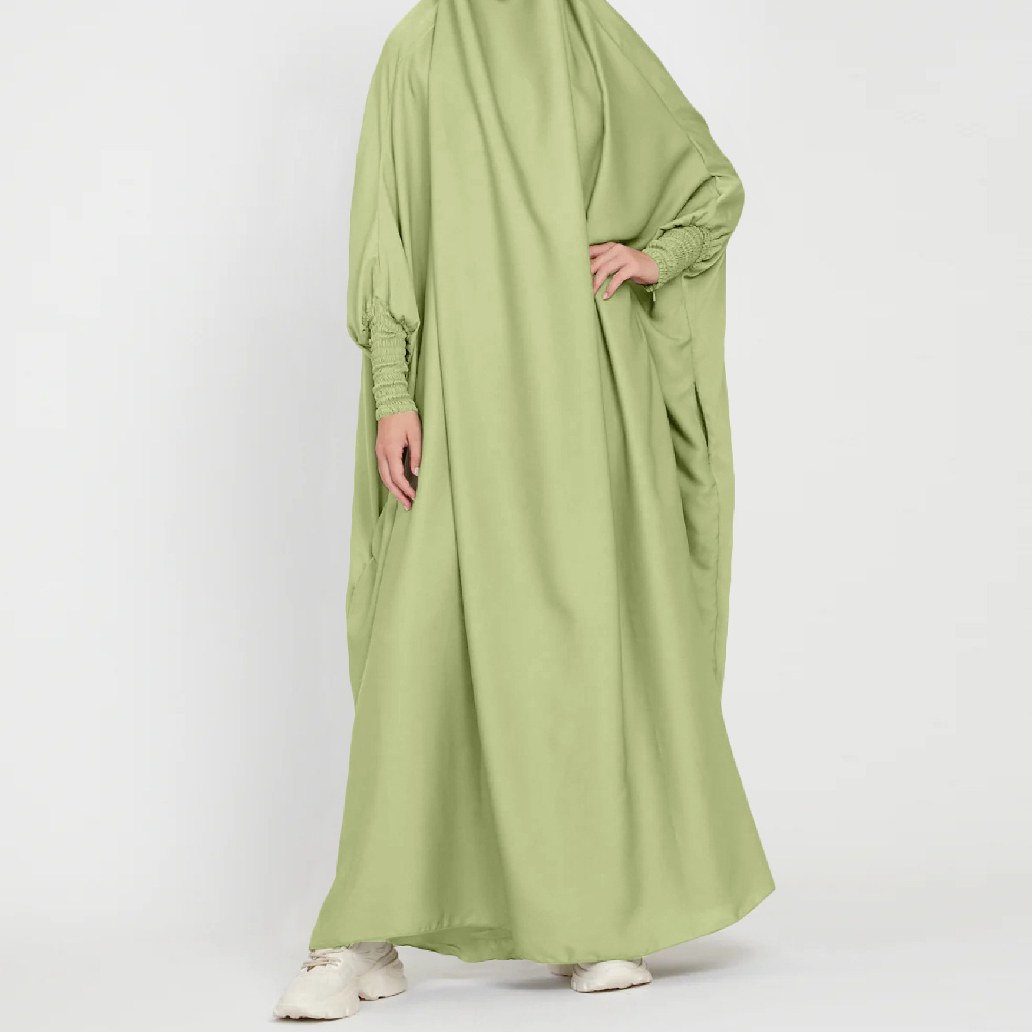 Solid Color Robe Dress Long Dr - مراجعة Crossfit Indonesia وسعره