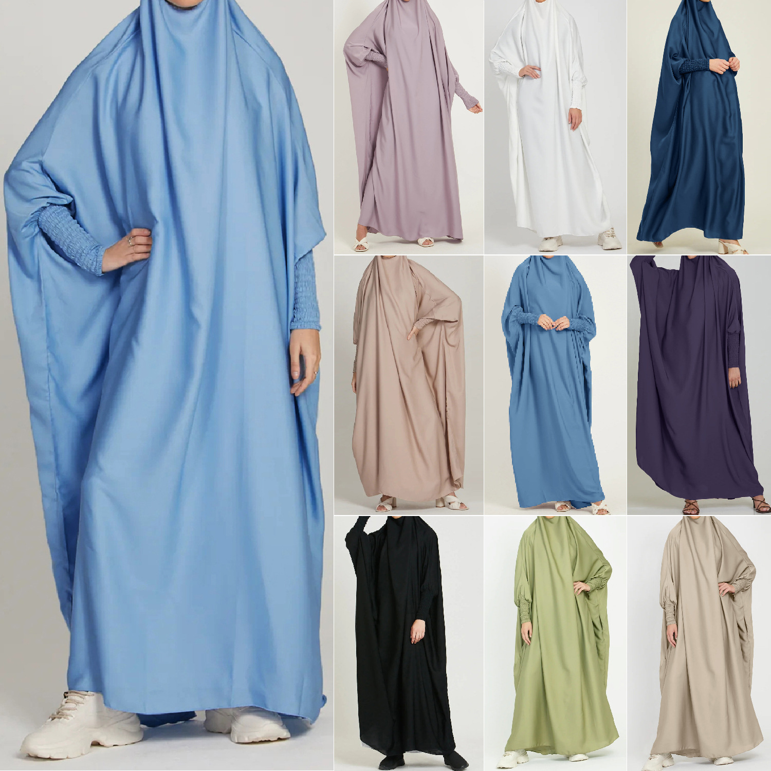 Solid Color Robe Dress Long Dr - مراجعة Crossfit Indonesia وسعره