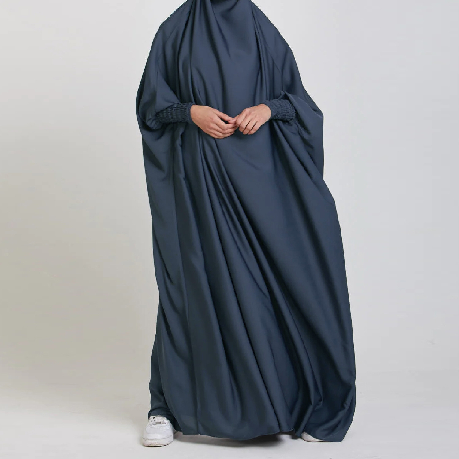 Solid Color Robe Dress Long Dr - مراجعة Crossfit Indonesia وسعره