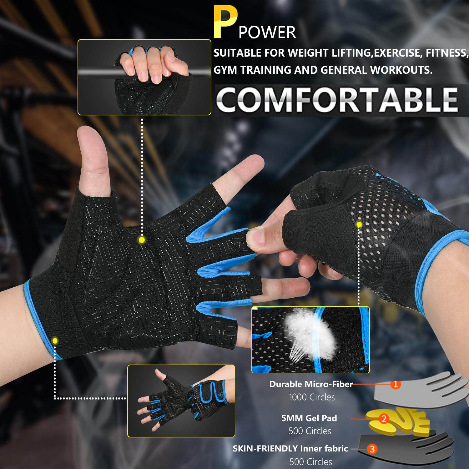 MOREOK Gym Gloves Breathable A - مراجعة Best Crossfit Gear وسعره