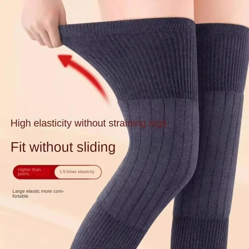1 Pair Thick Warm Wool Kneepad - مراجعة Knee Sleeve Pair وسعره