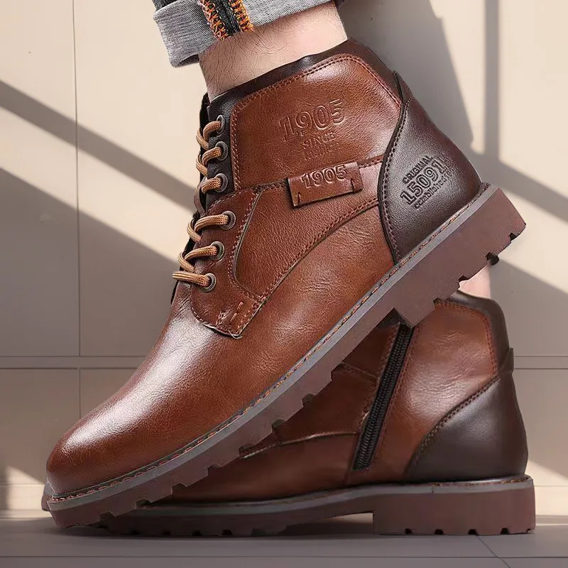 Handmade Men Boots Autumn Wint - مراجعة Crossfit Male وسعره