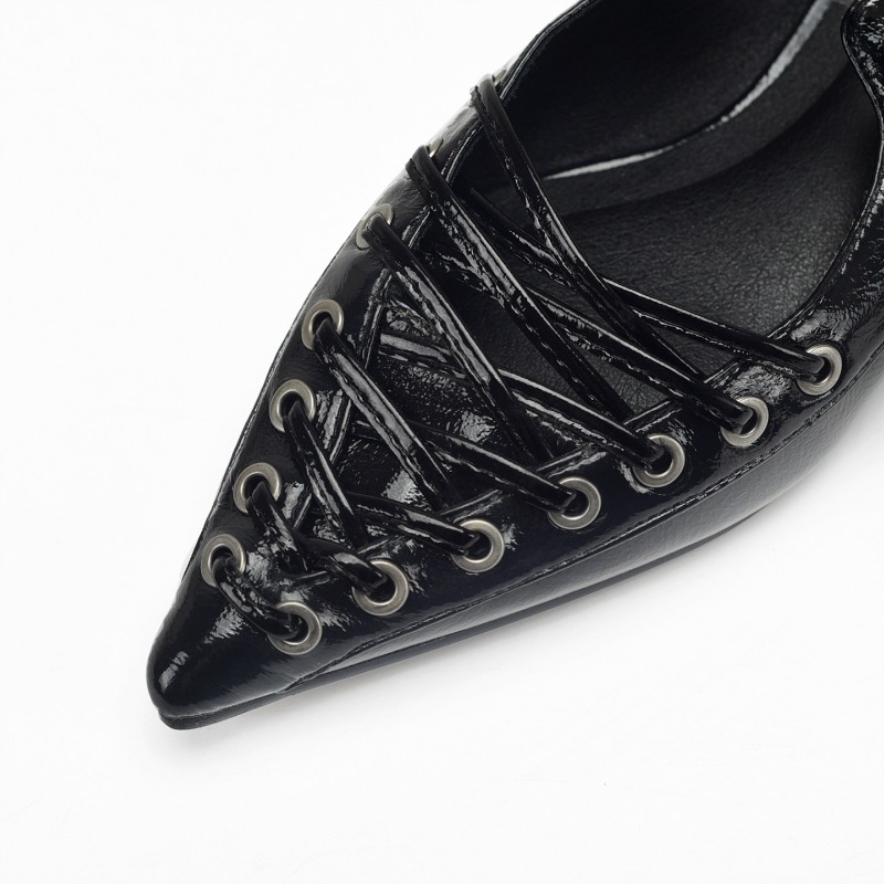 Pointed Toe Lace Up Women Slip - مراجعة Crossfit Ladies وسعره